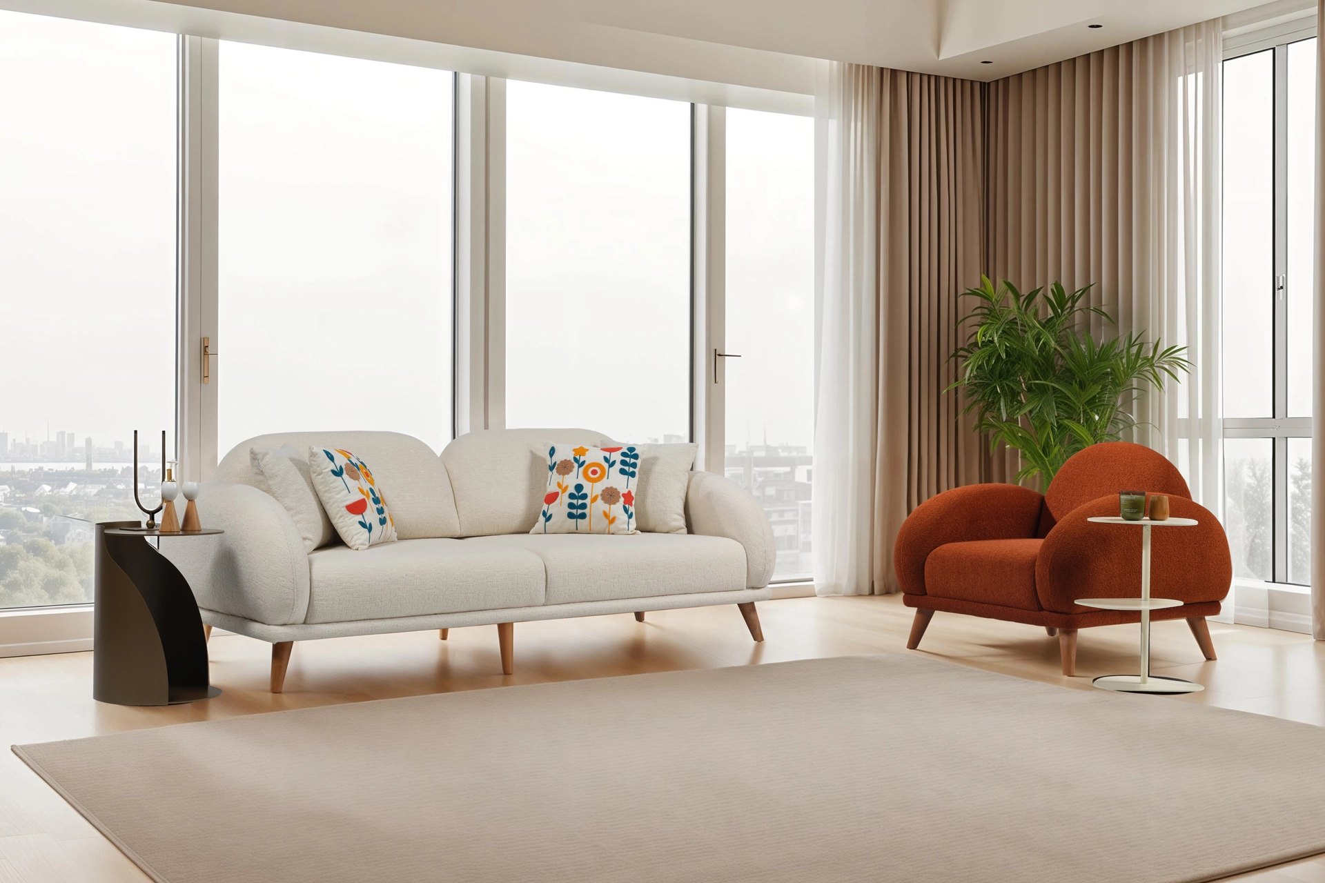 CAPRA BOHEM SOFA SET (NV5-137)